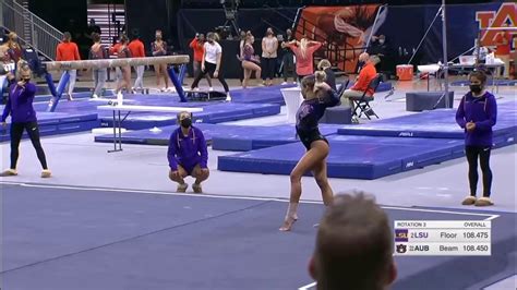 reagan campbell floor lsu auburn 2021 9 900 youtube