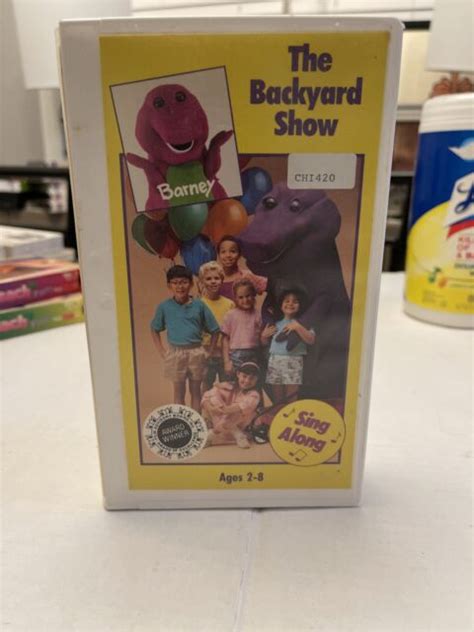 Barney The Backyard Show Vhs 1988 For Sale Online Ebay