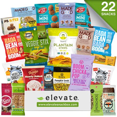 Deluxe Vegan Gluten Free Snack Gift Box 22 Count A Healthy Etsy