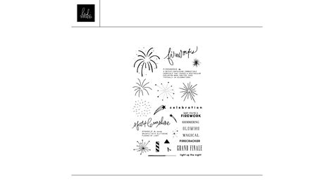 Digital Fireworks Stamp Heidi Swapp Shop