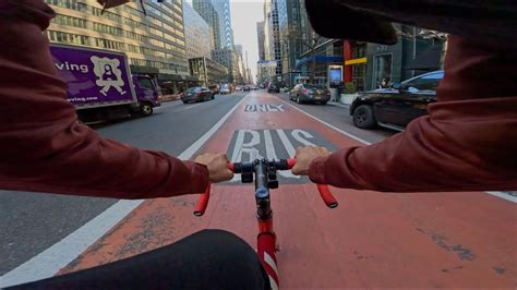 Fixed Gear Pov Riding In Traffic Of Nyc Part 1 Youtube