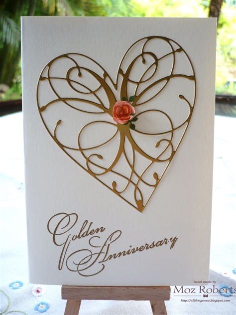 Pin by Debra Pontow on Cards by Moz - 2013 | Golden wedding anniversary