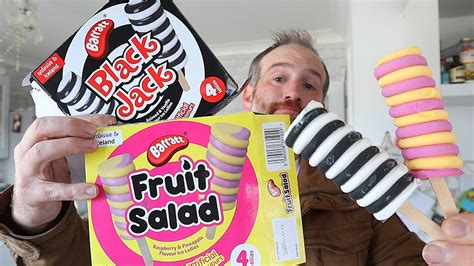 Black Jack And Fruit Salad Ice Lollies Youtube