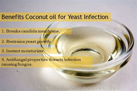 Coconut Oil For Yeast Infection Skin Disease Remedies