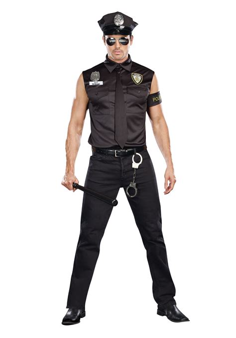 Sexy Cop Mens Costume Sexy Police Officer Costume
