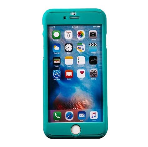 360 Case Iphone Cyan With A Glass Guard Tps The Phone Shop
