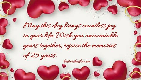 25th Marriage Anniversary Wishes Messages And Sayings Mama News