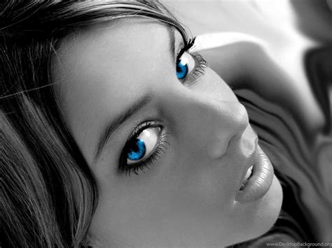 Emo Girl Blue Eyes Hd Wallpapers Desktop Background