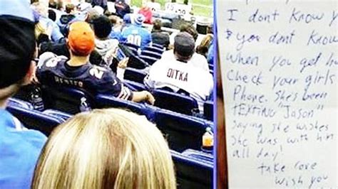 Man Writes Note Telling On ‘cheating Wife’