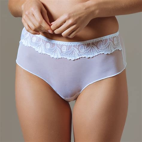sheer mesh hipster thong panty new lavinia lingerie flame white ebay