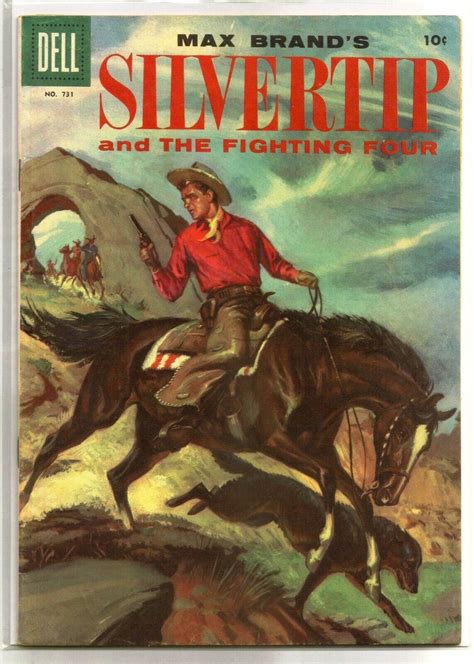 Dell Four Color 731 Max Brands Silvertip Vintage Western Comic Book