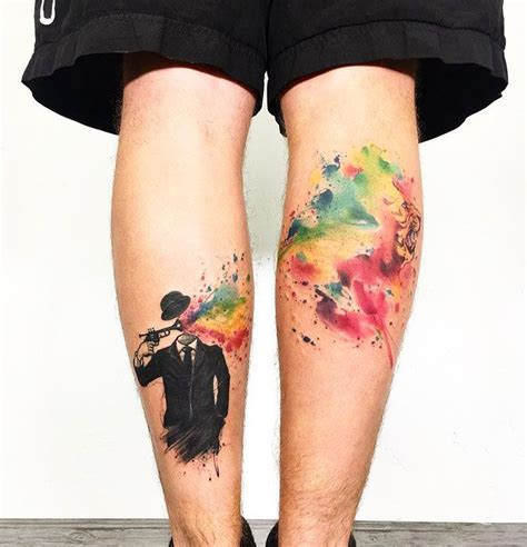 Mind Blowing Tattoo Art Tattoos Watercolour Tattoo Men Color Tattoo