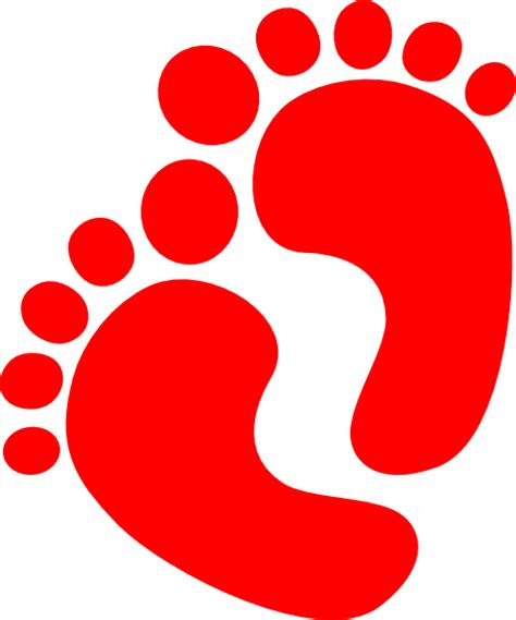 Baby Feet Peach Clip Art At Vector Clip Art Online Royalty