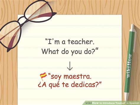 We did not find results for: How to Introduce Yourself in Spanish: 11 Steps (with Pictures)