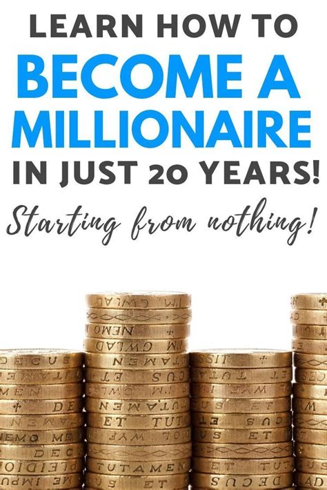 How To Become A Millionaire In As Little As 20 Years—from Nothing
