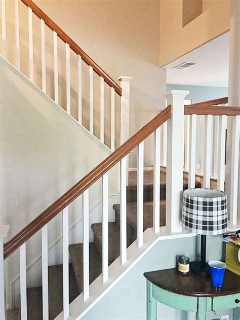 How To Paint Your Stair Railings And Banister Easy Home Improvement