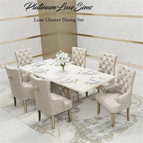 Platinumluxesims — Xplatinumxluxexsimsx Luxe Chester Dining Set Part