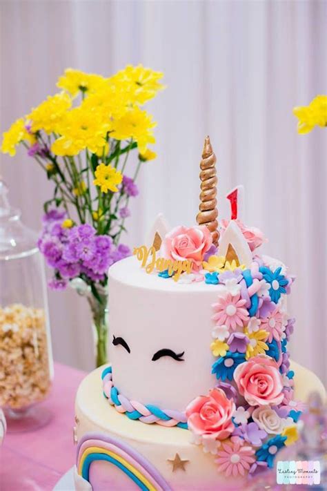 For example my son turned 2 in december and we had a cars (the movie) birthday so i found a mcqueen cake pan and he had a cars cake. Unicorn Birthday Party | Cake, Savoury cake, Mini cakes