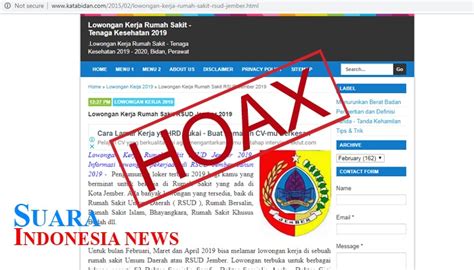 Lowongan kerja indomaret cabang jember terbaru 2021 terbaru 2021 : Hoax Lowongan Kerja RSD. Soebandi Jember 2019 | Suara Indonesia News