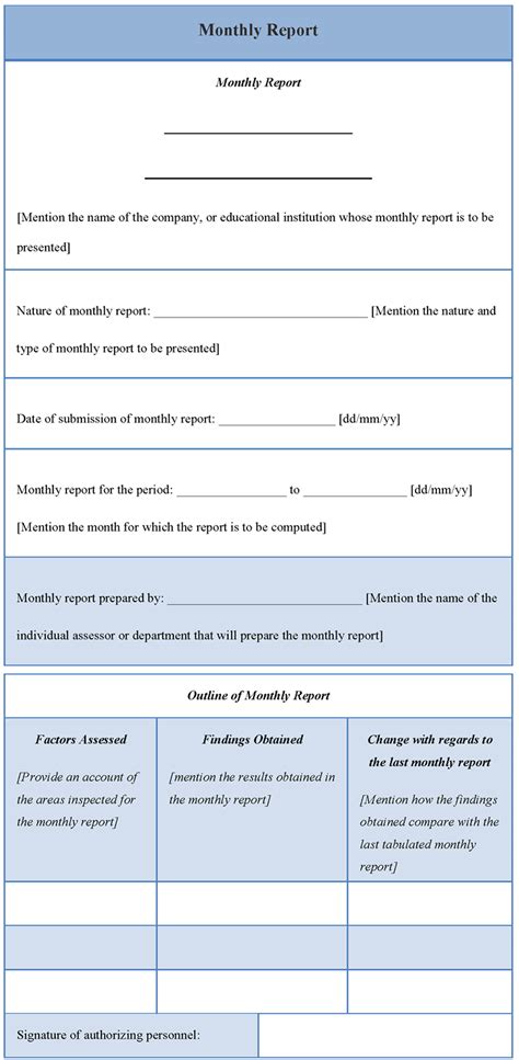 Increase the chances of getting your resume noticed. Monthly Report Template Format, Format of Monthly Report ...