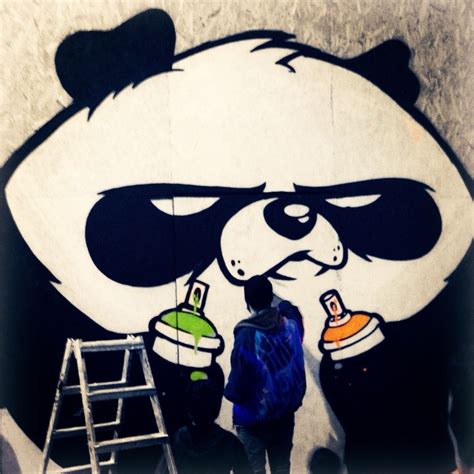 Panda Graffiti Graffite Inspirador Grafite