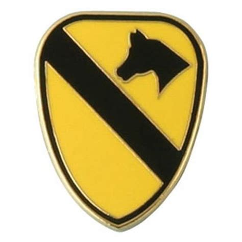 Us Army 1st Cavalry Division Lapel Pin First Cavalry Etsy