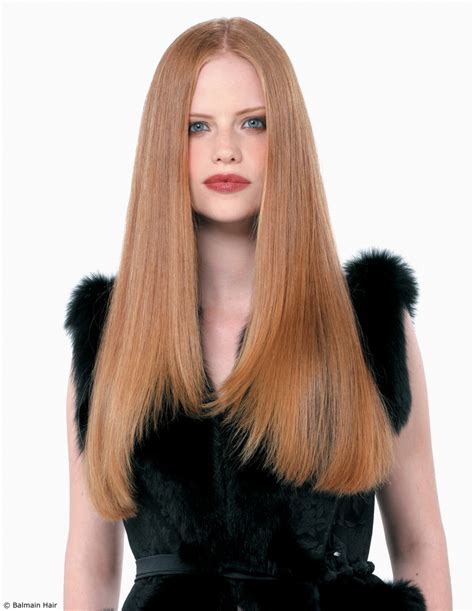 Luxurious Sleek Long Hairstyle With Extensions For Fullness