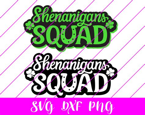 Shenanigans Squad Svg Free Shenanigans Squad Svg Download Svg Art