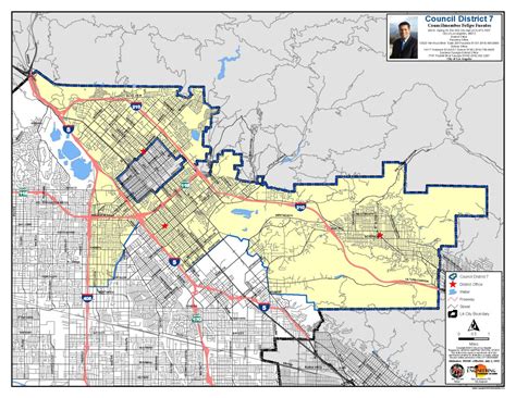 La City Council District Map Maping Resources