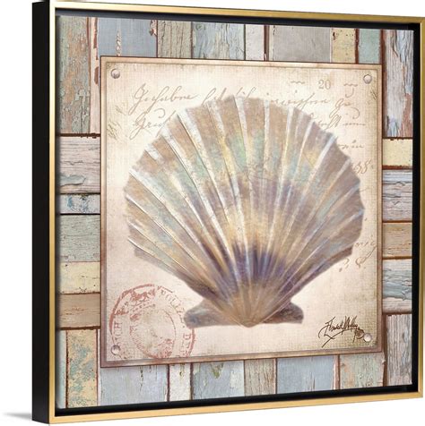 Beach Shell I Abstract Canvas Painting Abstract Canvas Art Prints