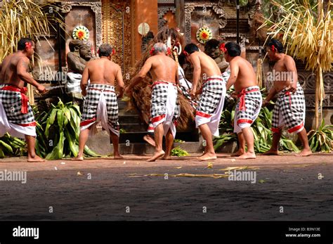 Barong Dance Batubulan Island Of Bali Indonesia Stock Photo Alamy