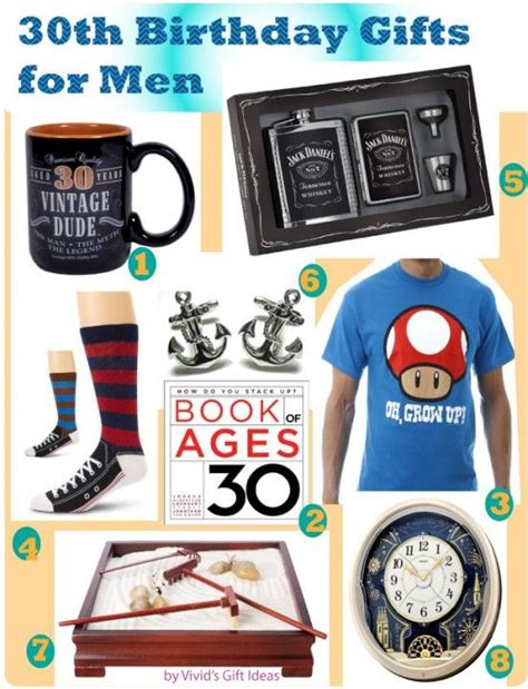 Find great gifts for him for his birthday, christmas & more. 30th Birthday Gifts for Men | 30 birthday, Birthday gifts ...