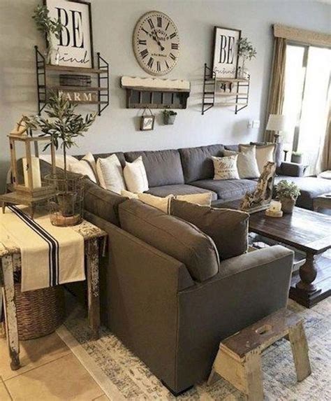 Cozy Farmhouse Living Room Design Ideas That Make Calm Atmosphere 20