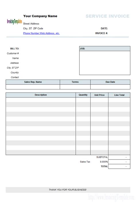 Subcontractor Invoice Template Excel Invoice Example