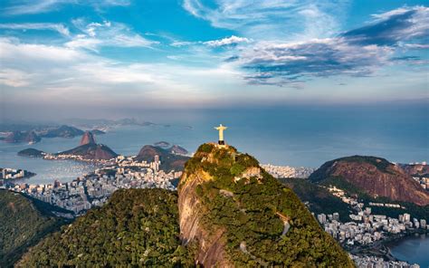 Download 3840x2400 Wallpaper Cliffs Of Rio De Janeiro Aerial View City 4k Ultra Hd 1610