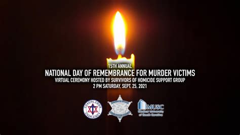 National Day Of Remembrance For Murder Victims Youtube
