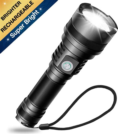 Babacom Torch Super Bright Usb Rechargeable Led Torches Uk