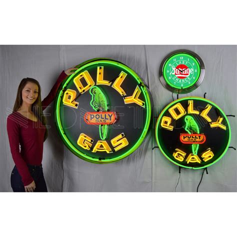 Gas Polly Gas Neon Sign In 36 Steel Can 9gsply Neonetics