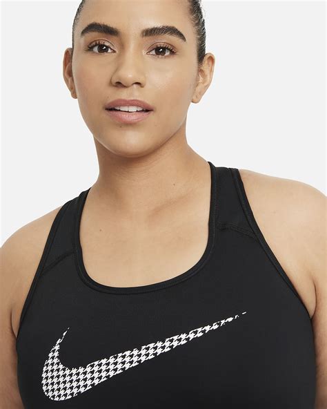 Nike Dri Fit Swoosh Icon Clash Womens Medium Support Non Padded Sports