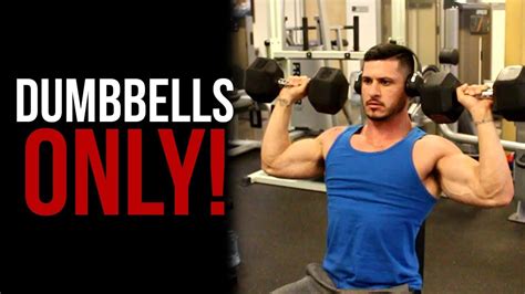 Full Body Workout Routine For Skinny Guys Dumbbells Only