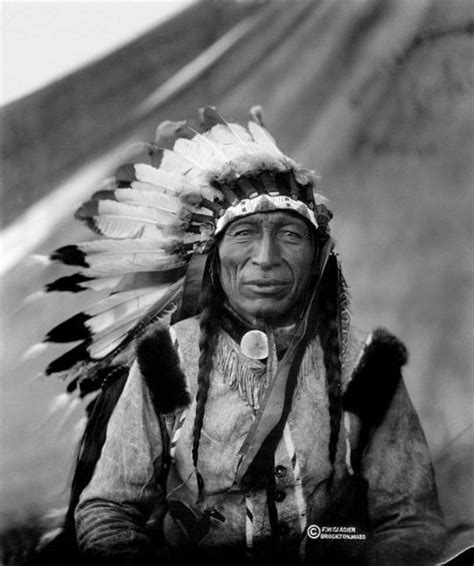 Photograph Of Lakota Sioux Chief Iron Tail By Fw Glasier Fredrick W