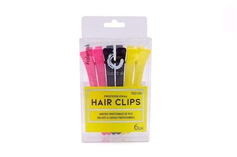 Professional Hair Clips 6pk Sectioning Clips Colortrak