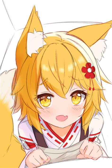 Looking Up At You Sewayaki Kitsune No Senko San Anime Furry