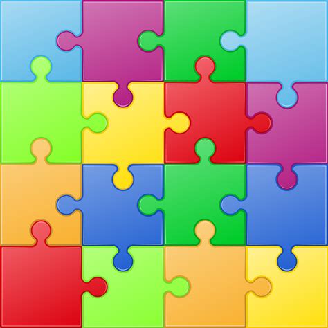 Square Puzzle Vector Illustration 510699 Vector Art At Vecteezy