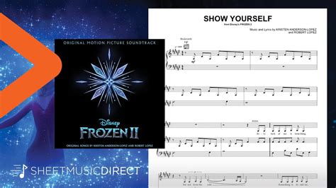 Show Yourself Official Sheet Music Frozen 2 Idina Menzel And Evan