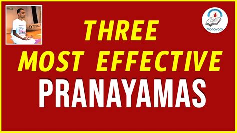 Three Most Effective Pranayamas Breathing Exercises Srinivasa