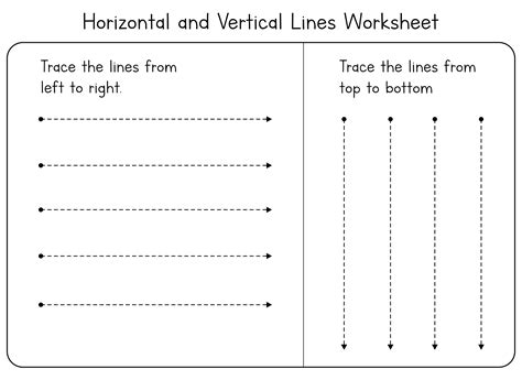Free Printable Horizontal Lines Worksheets Tedy Printable Activities
