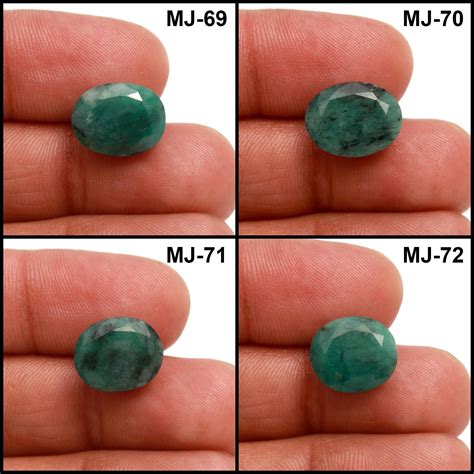 Faceted Emerald Gemstone Natural Genuine Emerald Loose Etsy