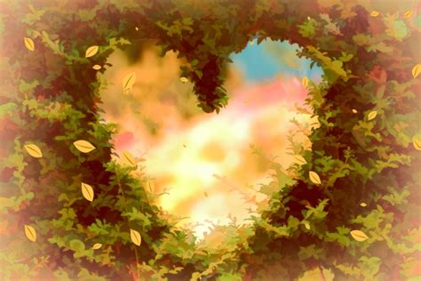Autumn Leaves Heart Free Stock Photo Public Domain Pictures