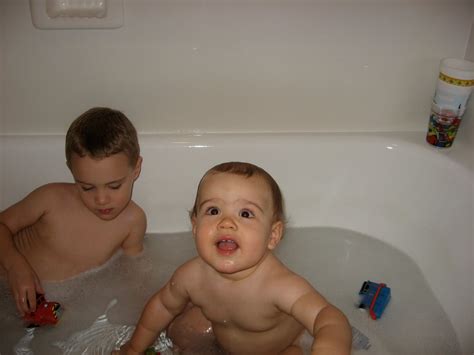 A Day In The Life Of Everett And Lionel Rub A Dub Dub Brothers In The Tub